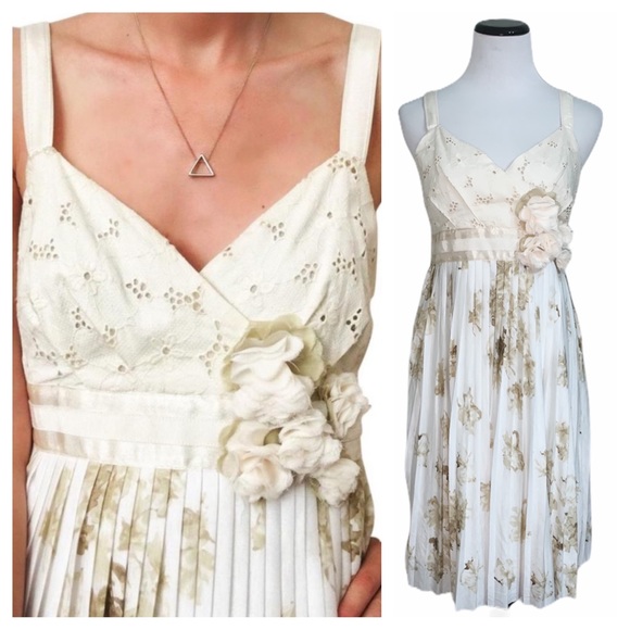 Anthropologie Dresses & Skirts - Anthro Deletta Tea & Sweet yellow floral dress